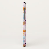 Mooie blauwe bloemen Alcohol inkt pastel Case-Mate iPhone Case (Achterkant/links)