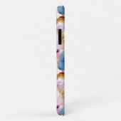 Mooie blauwe bloemen Alcohol inkt pastel Case-Mate iPhone Case (Achterkant/rechts)