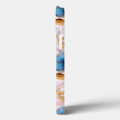 Mooie blauwe bloemen Alcohol inkt pastel Case-Mate iPhone Case (Achterkant / Links)