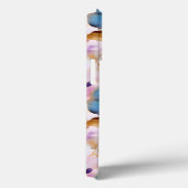 Mooie blauwe bloemen Alcohol inkt pastel Case-Mate iPhone Case (Achterkant / Rechts)