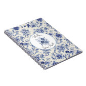 Mooie Blauwe Bloemen   Notitieboek (Rechterzijde)