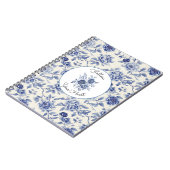 Mooie Blauwe Bloemen   Notitieboek (Linkerzijde)