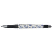 Mooie Blauwe Bloemen Pen (Voorkant)