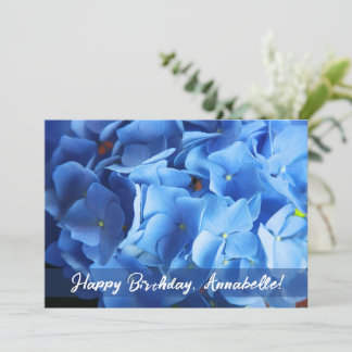Mooie Blauwe Bloemen Voor Elke Gelegenheid Kaart