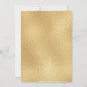 Mooie Blauwe Bloemige Gouden Kruis Baby Doopfeest Kaart (Achterkant)