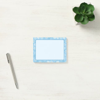 Mooie Blauwe Bloemige Post-Its Post-it® Notes