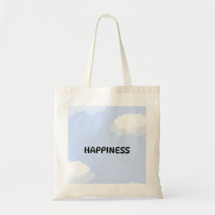 Mooie blauwe boodschappentas tote bag