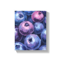 Mooie Blauwe Bosbessen | Fruit Schilderij