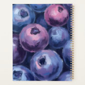 Mooie Blauwe Bosbessen | Fruit Schilderij Planner (Achterkant)