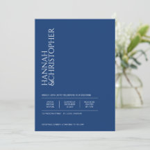 Mooie blauwe bruiloft