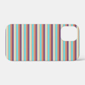 Mooie blauwe bruine strepen  Case-Mate iPhone case (Achterkant (horizontaal))