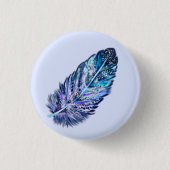 Mooie, blauwe Button voor doezelaars - aangepaste (Voorkant)