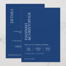 Mooie Blauwe Details met Bruiloft