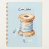 Mooie Blauwe Draad Naaien Planner (Voorkant)