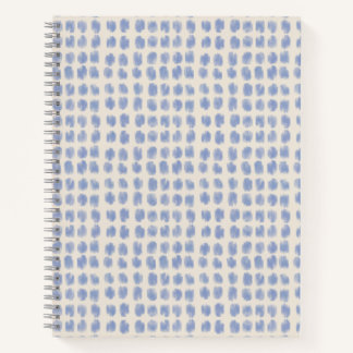 Mooie Blauwe en Beige Dagboek  Notitieboek