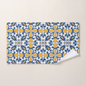 💙 mooie blauwe en gele Azulejos Bad Handdoek (Handdoek)