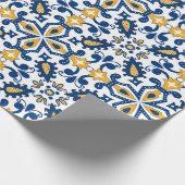 💙 mooie blauwe en gele Azulejos, Cadeaupapier (Hoek)