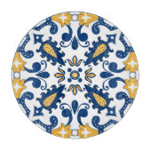 💙 mooie blauwe en gele Azulejos, Cuttin Snijplank (Voorkant)