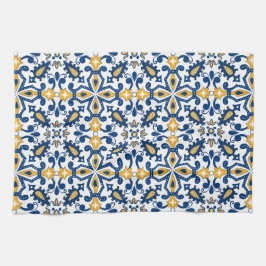 💙 mooie blauwe en gele Azulejos,    keuken Theedoek