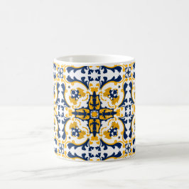 💙 mooie blauwe en gele Azulejos Koffiemok