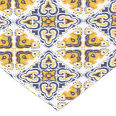 💛 🤍 mooie blauwe en gele Azulejos, kort Korte Tafelloper (Hoek)