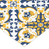 💙 mooie blauwe en gele Azulejos Korte Tafelloper (Hoek)