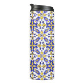 💙 mooie blauwe en gele Azulejos Thermosbeker (Geroteerd rechts)