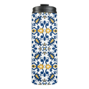💙💛 Mooie blauwe en gele Azulejos, Thermosbeker