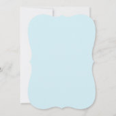 Mooie blauwe en roze overweging kaart (Achterkant)