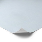 Mooie Blauwe en Witte Bloemstuk Poster (Hoek)