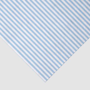 Mooie blauwe en witte strepen tissuepapier