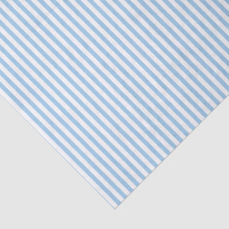 Mooie blauwe en witte strepen tissuepapier