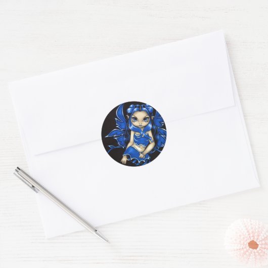 "Mooie blauwe fee" Sticker (Envelop)