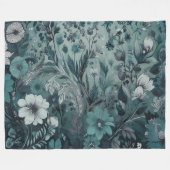 Mooie blauwe fleece deken (Voorkant (Horizontaal))