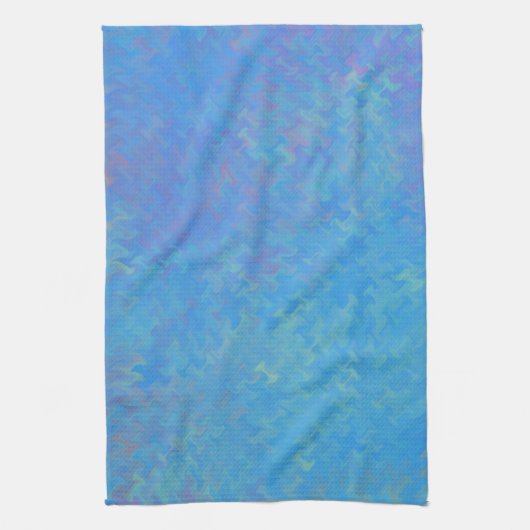 Mooie blauwe, gemarmerde papieren blik theedoek (Verticaal)