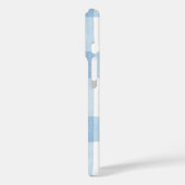 Mooie blauwe geruite strik iPhone hoesje. Case-Mate iPhone Case (Achterkant / Links)