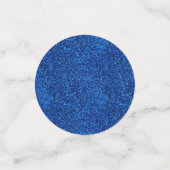 Mooie blauwe glitter confetti (Kleine voorkant)
