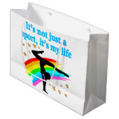 MOOIE BLAUWE GYMNASTIEK IS MIJN LEVENSONTWERP LARGE CADEAUTASJE (Voorkant Gekanteld)