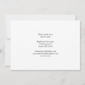 Mooie Blauwe Hemel Business Adreswijziging Aankondiging (Achterkant)