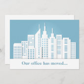 Mooie Blauwe Hemel Business Adreswijziging Aankondiging (Voorkant / Achterkant)