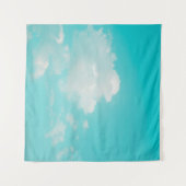 Mooie blauwe hemel en wolken met daglicht natura wandkleed (Voorkant (horizontaal))