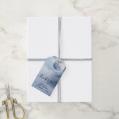 Mooie blauwe hemel met Baby shower voor vliegende  Cadeaulabel (Met Touw)