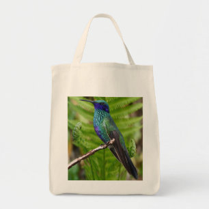 Mooie blauwe hond tote bag