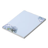 Mooie Blauwe Hortensia Notitieblok (Linkerzijde)