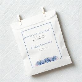 Mooie Blauwe Hortensia Rouw Zaadpakket Bedankzakje