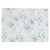 Mooie Blauwe Hyndrangea Bloemen Bruiloft Groot Cadeauzakje (Achterkant)
