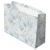 Mooie Blauwe Hyndrangea Bloemen Bruiloft Groot Cadeauzakje (Achterkant Gekanteld)