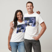 Mooie blauwe jay-vogel t-shirt (Unisex)