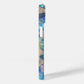Mooie Blauwe Kantrozen Case-Mate iPhone Case (Achterkant / Rechts)