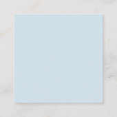 Mooie blauwe kat afsprakenkaartje (Achterkant)